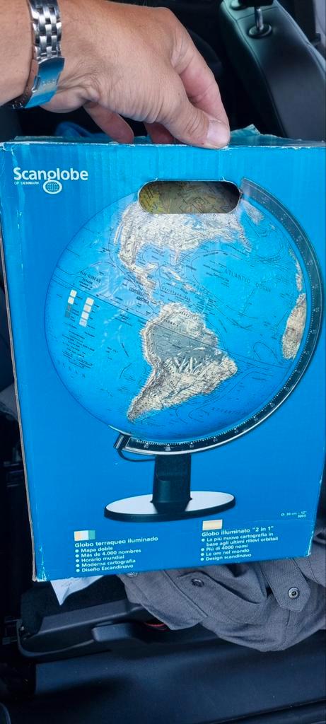Scanglobe Globe - Editie NL 3/92 - In Doos!, Huis en Inrichting, Woonaccessoires | Wereldbollen, Zo goed als nieuw, Verlicht, Ophalen of Verzenden