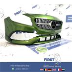 W176 FACELIFT A 45 KLASSE 2018 A45 AMG VOORBUMPER GROEN PERF, Gebruikt, Voor, Mercedes-Benz, Ophalen of Verzenden