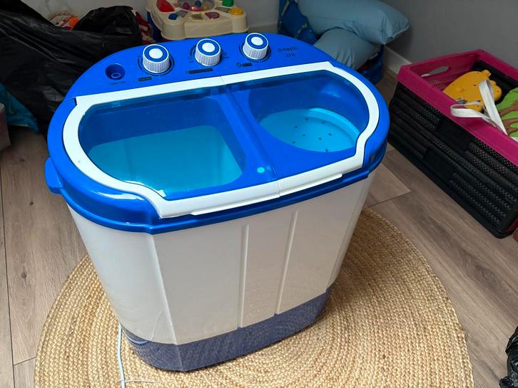 Mestic MW-120 wasmachine met centrifuge kampeer wasmachine, Witgoed en Apparatuur, Wasmachines, Zo goed als nieuw, Minder dan 4 kg
