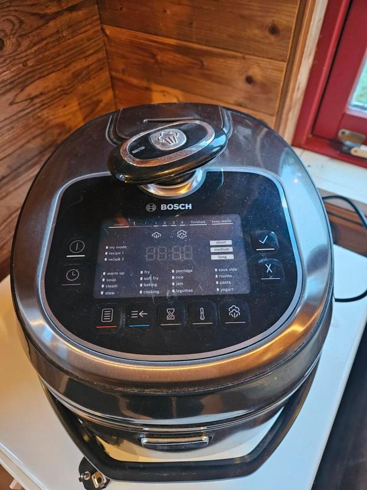 Bosch AutoCook Pro Inductie Multicooker, Witgoed en Apparatuur, Slowcookers, Zo goed als nieuw, Timer, Ophalen of Verzenden