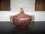 Art deco glazen suikerpot, Antiek en Kunst, Ophalen of Verzenden