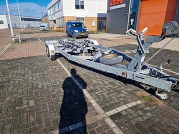 RSA tandemas trailer met 2x 900KG assen inclusief kenteken  beschikbaar voor biedingen