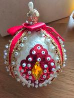 Vintage Kerstbal Ornament, Ophalen of Verzenden, Gebruikt