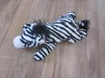 Hema zebra wit-zwarte gestreept pluche knuffel nieuw 35cm L, Kinderen en Baby's, Speelgoed | Knuffels en Pluche, Ophalen of Verzenden