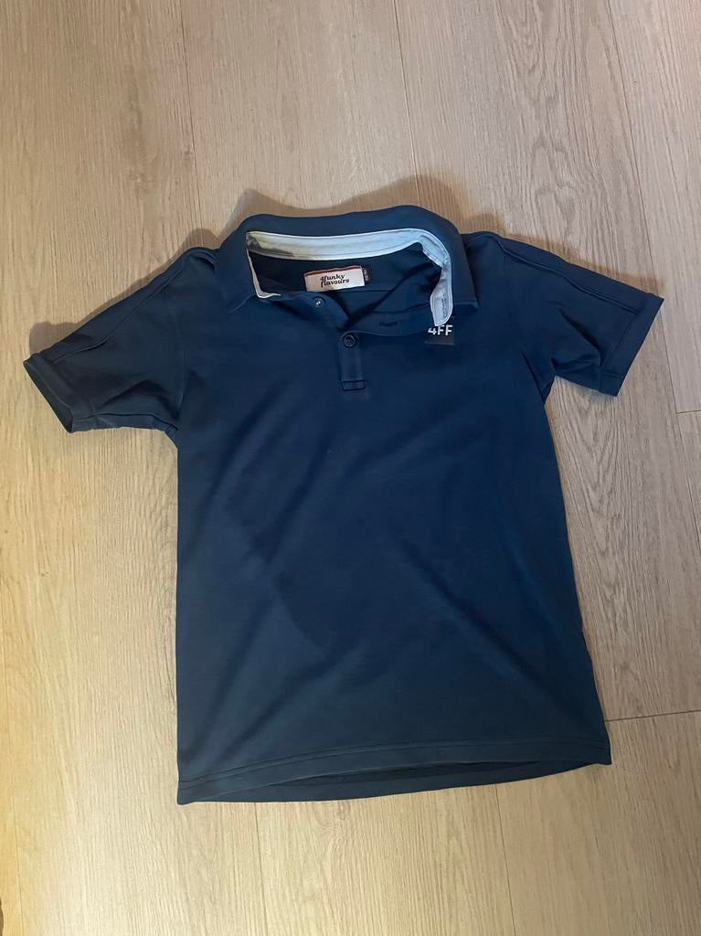 Blauw 4Funkyflavours Polo Shirt maat 146, Ophalen of Verzenden, Zo goed als nieuw, Jongen, Shirt of Longsleeve