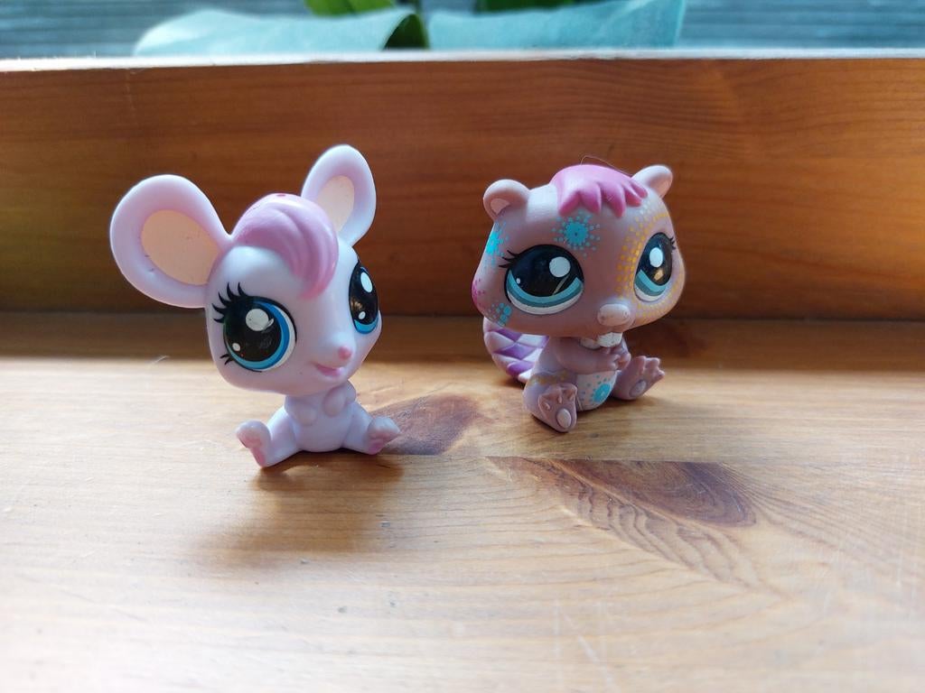 Littlest pet shop muis en bever, Verzamelen, Poppetjes en Figuurtjes, Ophalen of Verzenden