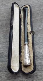 Om 1920 Sigaretten Pijp Pijpje Zwart Bakeliet met 935 Zilver, Ophalen of Verzenden, Zilver