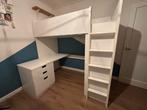 IKEA Hoogslaper met Bureau & Kast, Huis en Inrichting, Slaapkamer | Stapelbedden en Hoogslapers, Ophalen, Gebruikt, Eenpersoons