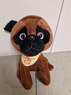 Nieuwe Grote bruine knuffel hond met grote ogen, Ophalen of Verzenden, Nieuw, Hond