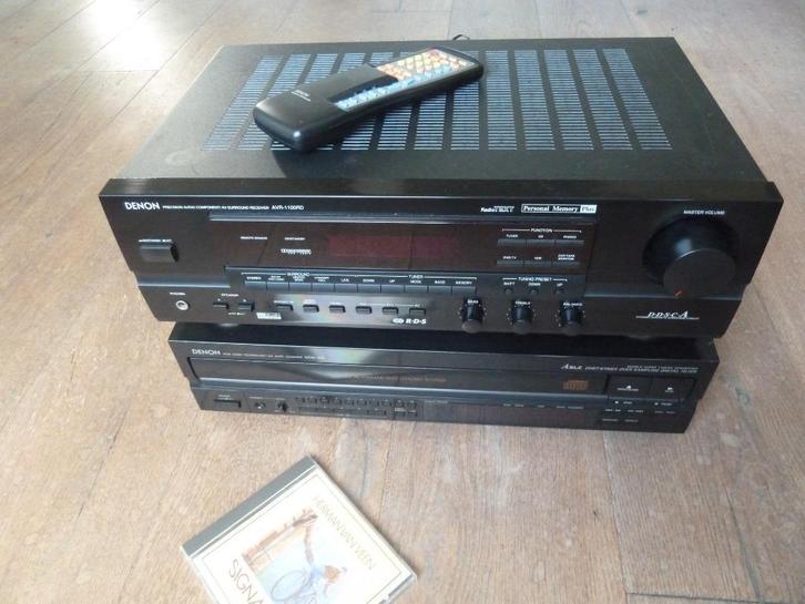Topklasse DENON Receiver + 5CD-Wisselaar + Afst Bed 100% Oké, Audio, Tv en Foto, Stereo-sets, Zo goed als nieuw, Cd-speler, Tuner of Radio