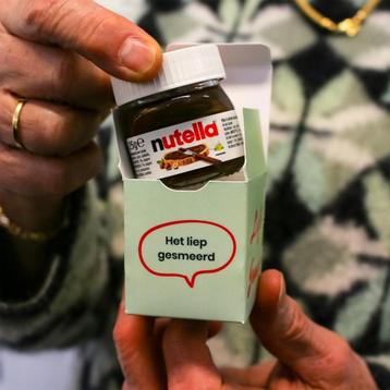 Collega bedankjes pindakaas  beschikbaar voor biedingen