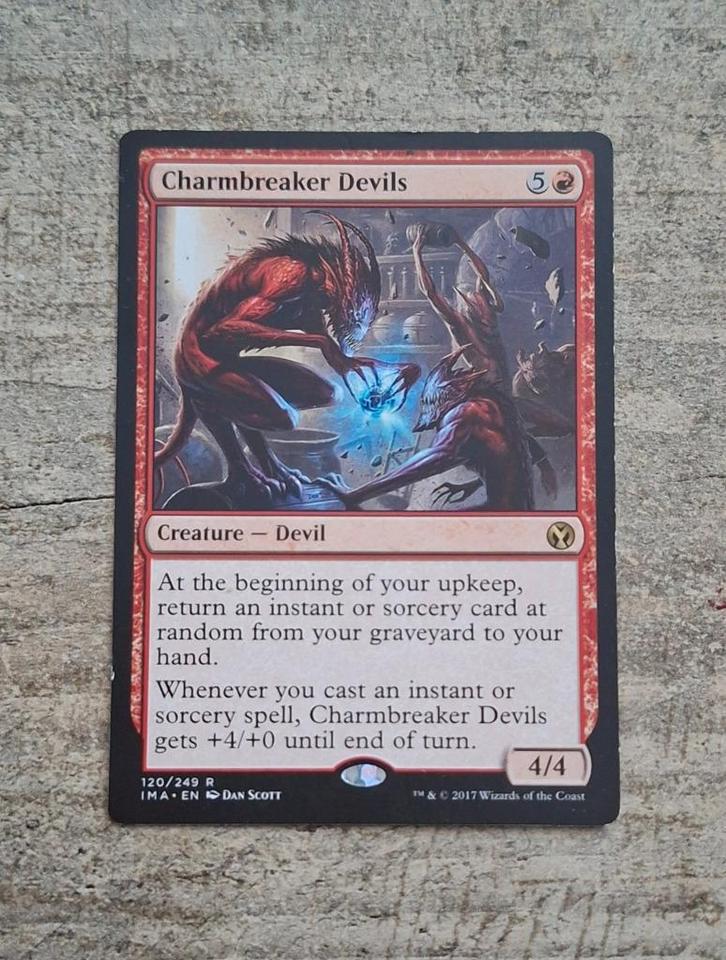 Charmbreaker Devils - Magic the Gathering, Hobby en Vrije tijd, Verzamelkaartspellen | Magic the Gathering, Gebruikt, Losse kaart