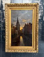 Charles Théodore Sauvageot (1826–1883) — Amsterdam bij avond, Ophalen of Verzenden