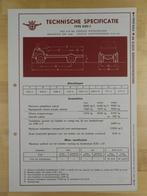 DAF D50 - 1 Technische Specificatie folder 1953 Kikker D 50, Ophalen, Zo goed als nieuw, Overige merken, DAF