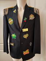 (j) Kruikenstad Colbert/Jas maat M emblemen epauletten, Kleding | Heren, Ophalen of Verzenden, Zo goed als nieuw, Carnaval