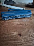 Set van 3 Lima NS blauwe rijtuigen, Hobby en Vrije tijd, Modeltreinen | H0, Gebruikt, Gelijkstroom of Wisselstroom, Wagon, Ophalen of Verzenden
