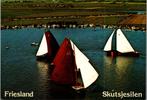 Skûtsjesilen Friesland - 6 ansichtkaarten, Ophalen of Verzenden, 1980 tot heden, Ongelopen, Friesland