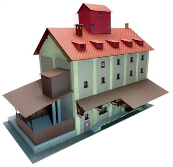 IGRA Model 111007 Graansilogebouw Telč Bouwpakket - actie beschikbaar voor biedingen