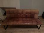 Lederen eetkamer bank echt leer 160 cm, Huis en Inrichting, Banken | Sofa's en Chaises Longues, Ophalen, Gebruikt, 150 tot 200 cm