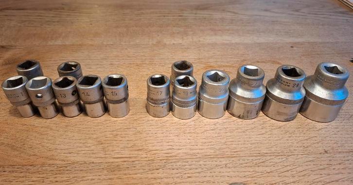 Diverse "Hazet" 900z doppen. Autogereedschap., Auto diversen, Autogereedschap, Gebruikt, Ophalen of Verzenden