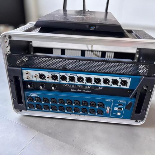 Soundcraft Ui24R (compleet), Muziek en Instrumenten, Mengpanelen, Zo goed als nieuw, 20 kanalen of meer, Ophalen of Verzenden