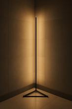 LED Triangle Corner Lamp app &remote control hoek vloer lamp, 30 tot 60 watt, Led-lamp, Soft of Flame, Moderne slimme lamp