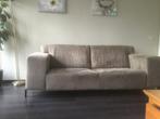Lounge Bank 2 en 2,5 zitter Taupe, Ophalen, Zo goed als nieuw, 75 tot 100 cm, Leer
