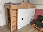 Handgemaakte hoogslaper op IKEA Stuva kasten, Ophalen, Zo goed als nieuw, Hoogslaper