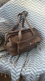 Keecie, leren tas, Room service, lichtbruine dokterstas, Sieraden, Tassen en Uiterlijk, Verzenden, Gebruikt, Bruin, Handtas