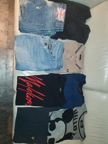 Kleding pakket heren maat L en broeken maat 29/34 & 30/34 beschikbaar voor biedingen