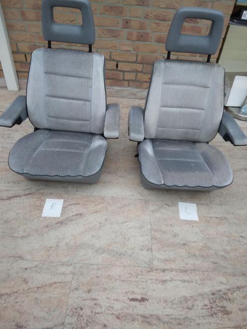 VW T3 Pilotenstoelen Caravelle met hoofdsteunen, Grijs, Caravans en Kamperen, Camper-accessoires, Ophalen
