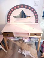 Leuke roze kaptafel met spiegel en sterren, Ophalen, Gebruikt, Tafel(s) en Stoel(en)