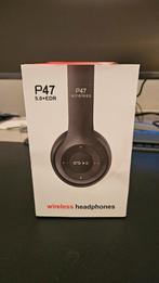 Draadloze Koptelefoon I P47 5.0+EDR I Wireless Headphones, Nieuw, Overige merken, Op oor (supra aural), Bluetooth