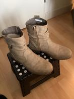 Beige enkellaarsjes maat 40, Ophalen of Verzenden, Zo goed als nieuw, Beige, Lage of Enkellaarzen