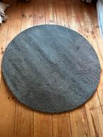 Ikea Adum rond vloerkleed tapijt grijs, Ophalen of Verzenden, Zo goed als nieuw, Grijs, Rond