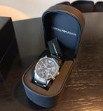 Emporio Armani AR2448 horloge inclusief doos en certificaat, Overige merken, Staal, Gebruikt, Staal