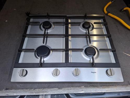 Pelgrim Gaskookplaat 60cm, Witgoed en Apparatuur, Kookplaten, Zo goed als nieuw, Inbouw, Gas, 4 kookzones, Ophalen
