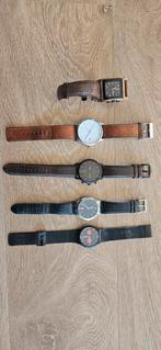 Diverse herenhorloges - Fossil, Candino, Bering, Ophalen of Verzenden, Zo goed als nieuw, Leer, Overige merken