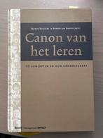 Canon van het leren - 50 concepten, Boeken, Ophalen of Verzenden, Gamma, Gelezen, HBO