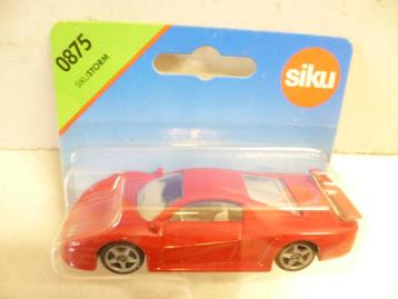 Siku 0875 2007 Sportauto Storm rood  in blister modelauto beschikbaar voor biedingen