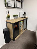 Op maat gemaakte industriële barkast + 2 inbouw koelkasten, Ophalen, Zo goed als nieuw