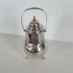 Zilveren Zwavelstok Bakje of Tondel Potje 1855, Antiek en Kunst, Antiek | Goud en Zilver, Ophalen of Verzenden, Zilver