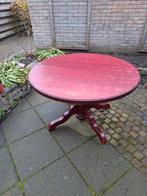 Uitschuifbare ronde eettafel, Huis en Inrichting, Tafels | Eettafels, Ophalen, Gebruikt, Rond, Vijf personen of meer