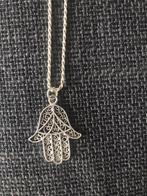 Zilver ketting met hanger, Sieraden, Tassen en Uiterlijk, Ophalen of Verzenden, Zo goed als nieuw, Zilver