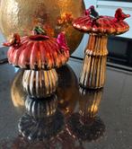 DK Bird mushroom vaasjes (2 stuks) metalic red, Huis en Inrichting, Woonaccessoires | Overige, Ophalen of Verzenden, Nieuw
