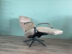 Nette grijze relax fauteuil / relaxstoel modernop stervoet, Huis en Inrichting, Fauteuils, Ophalen, Nvt, Nvt, Nvt