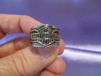 Harley-Davidson shield ring Ø 19,1 mm, Sieraden, Tassen en Uiterlijk, Ringen, 19 tot 20, Heer, Nieuw, Zilver