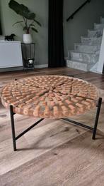 Epoxy Salontafel met Champagnekurken, Huis en Inrichting, Ophalen, 50 tot 100 cm, Rond, Nieuw