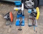 3x Metaalafkortzaag Jepson 9312, Makita 2414, HBM, Gebruikt, Jepson, Makita, HBM, Ophalen of Verzenden, Afkortzaag