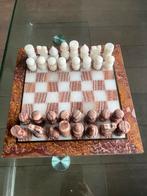 Marmeren Schaakspel - Zeer Goede Staat, Hobby en Vrije tijd, Gezelschapsspellen | Bordspellen, Een of twee spelers, Ophalen, Zo goed als nieuw